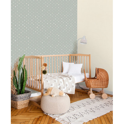 Great Kids Collection Smooth Glitter Hearts 33' L X 21" W Wallpaper Roll
