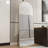 4Th Generation Full Length Wall Mirror With Gold Frame, 64.9 Inches High And 23.2 Wide, Suitable For Porch Dressing Room Metal