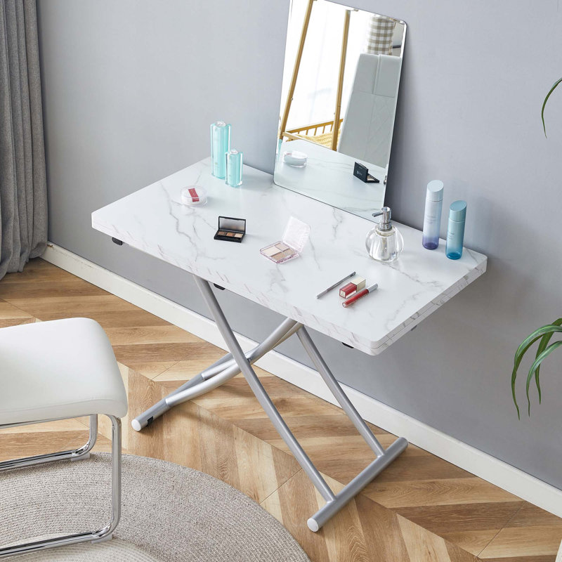 Adjusted Coffee Table With A Side Table