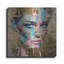 Art mural en métal Winston Porter «Golden Hues Portrait» par Svetlana Aleynikova-950539185