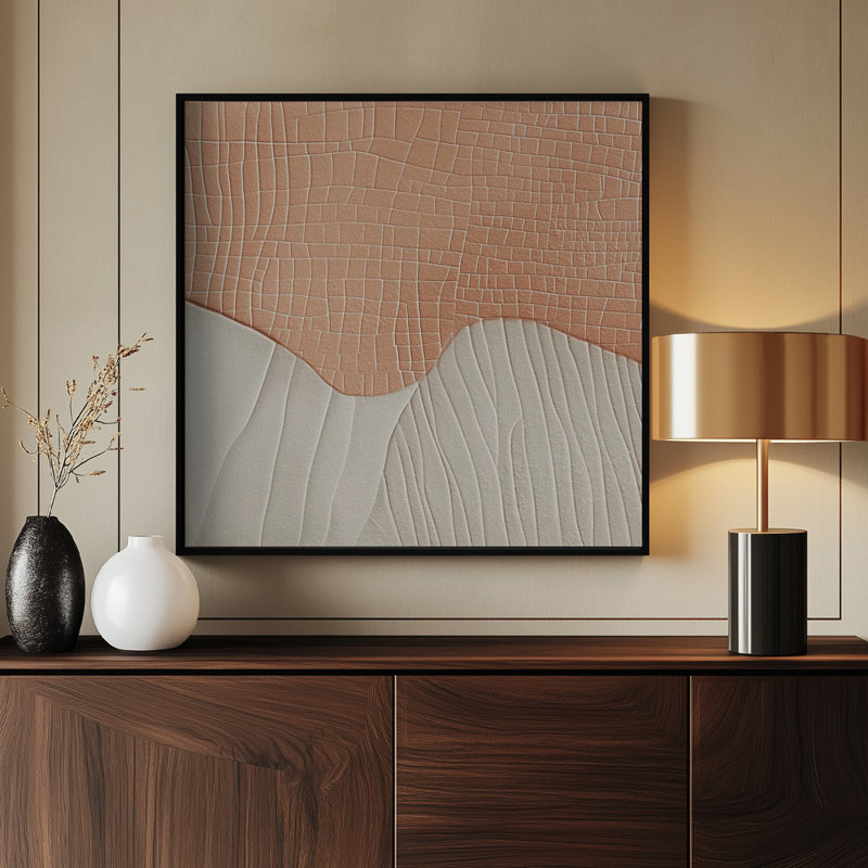 Feeling I, 40" H x 40" W, Black