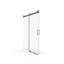 Porte de douche coulissante simple sans cadre à fermeture en douceur, verre trempé avec revêtement facile à nettoyer-112519834
