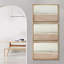«Serenity Coastal Beach Tranquil Ocean Minimalist Illustration», 3 pièces-100136042-100136043