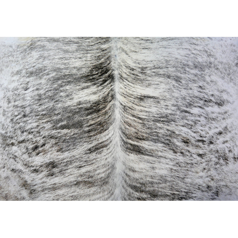 Tapis gris en cuir de vache Hultgren