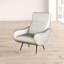 Dakota Velvet Retro Mid Century Accent Chair-33012609