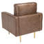 Fenske Faux Leather Armchair-419427257