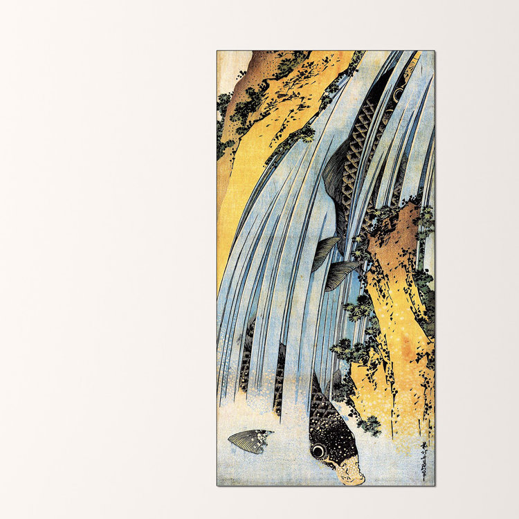 Hokusai - Wrapped Canvas Painting, 100cm H x 50cm W x 1.8cm D