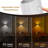 Semi-Arc Wall Sconce Night Light With 3CCT Tunable White And Auto Sensor-116927934
