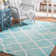 Dip Dye Hand Tufted Wool Geometric Rug