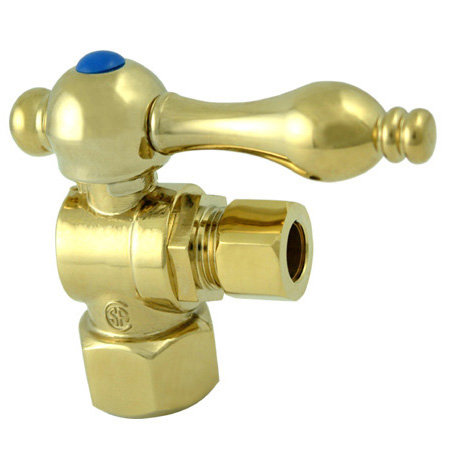 Quarter Decorative Turn Valves, Polished Brass