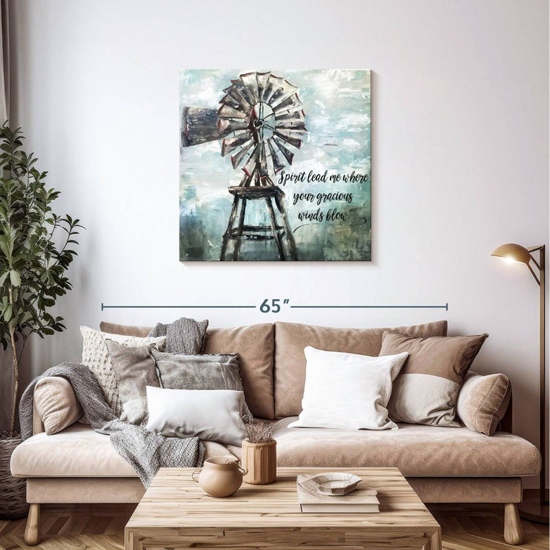 Lilie Primitive Windmill, 36" H x 36" W