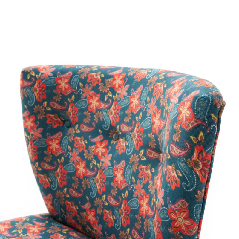 Chaise d'appoint en polyester Lawnton l 27,56 cm