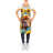 No Holiday Floral Polyester Cotton Bib Apron