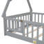 Lit simple en forme de tente avec garde-corps, lattes, porte, gris-1429464577-1429464591
