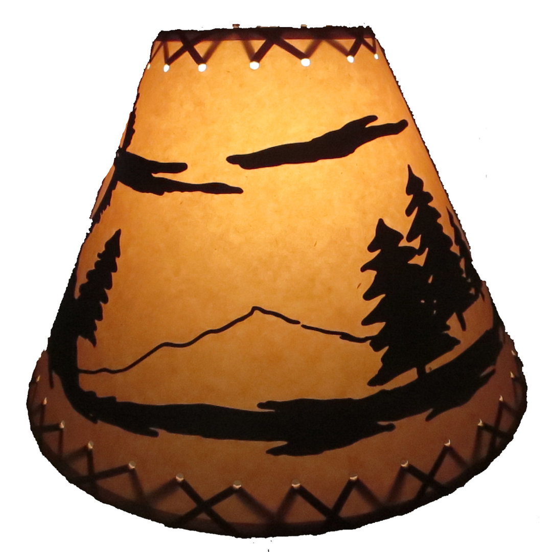 9'' H x 14'' W Paper Empire Lamp Shade Loon Peak®