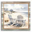  «Cape Cod Adirondack Chairs» par Nicole DeCamp, art mural en verre acrylique, 24 po x 24 po-126484929