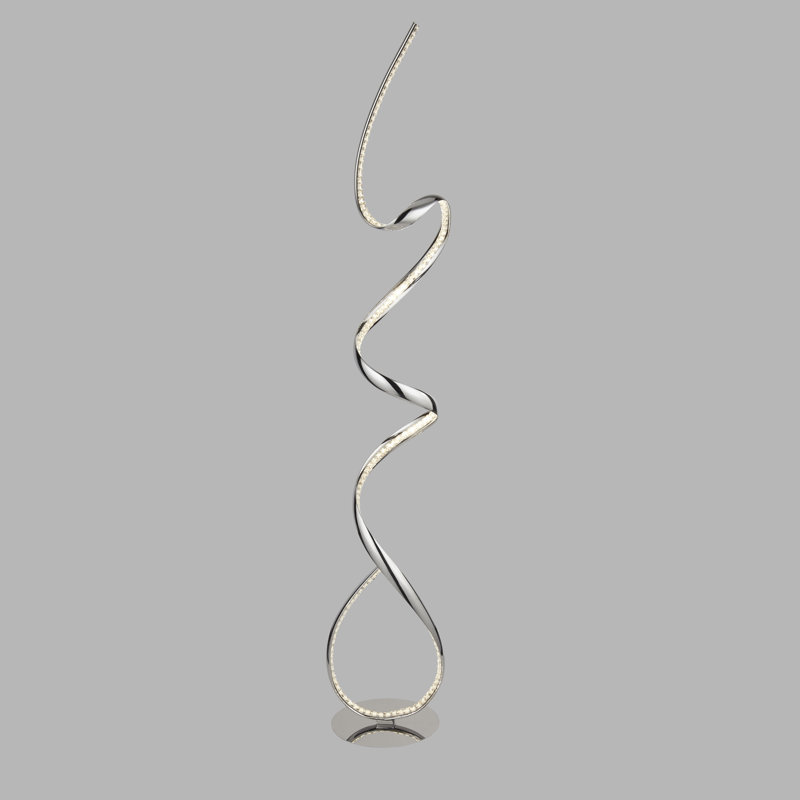 Vera 147 H cm Chrome Novelty Floor Lamp