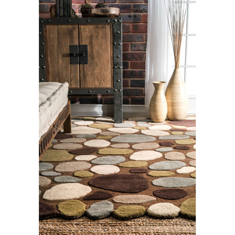 Keshawn Wool Abstract Indoor Rug