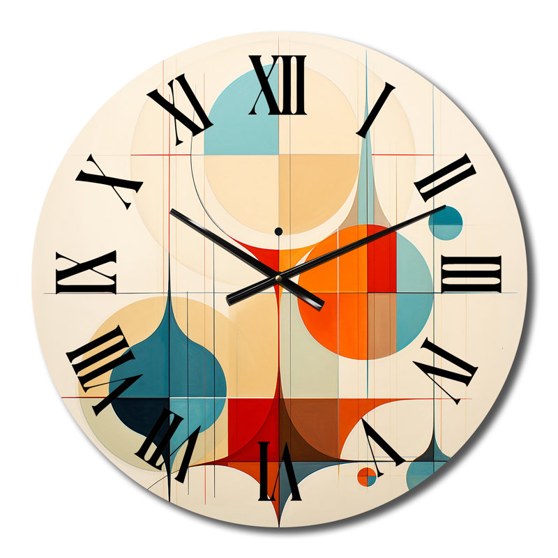 Horloge murale Mid-Century Minimal, Petit