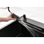 Évier de cuisine en cascade, cuve simple en acier inoxydable noire, poste de travail multifonctionnel avec robinet de pluie et planche à découper, évier simple en acier inoxydable 30 po x 18 po, LS-SSBL05