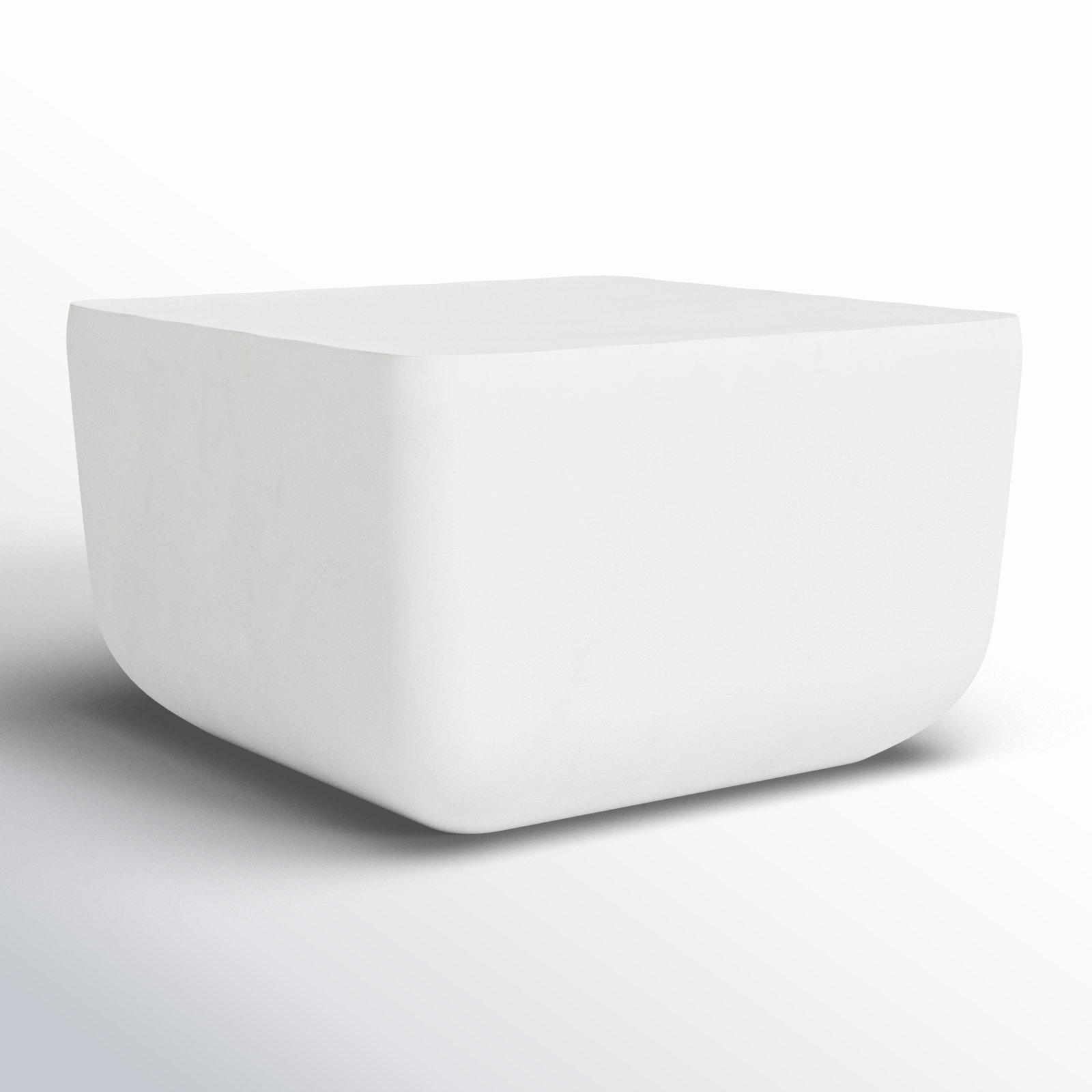 Eponine 24.75'' Outdoor Side Table, Matte White