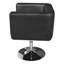 Fauteuils avec base en similicuir chromé-1069415156