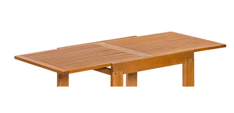Armadale Rectangular Eucalyptus Outdoor Balcony Table , 130cm cm W 70cm cm D