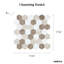 Channing 2 in. Hexagon Honeycomb Mosaic Tile-50210693