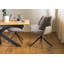 POLSTERSTÜHLE Polyester Blend Upholstered Metal Swivel Chair-103078118
