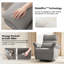 Beckette Modern Swivel Glider Nursery Power Recliner With Adjustable Headrest-2046821670