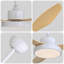 Ventilateur de plafond 47 pouces avec lumière DEL 22W et télécommande 6 vitesses moteur à courant continu blanc pour le salon-227673812-227673810