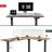 63" L Shaped Home Office Height Adjustable Electric Standing Desk-99703377-99703378