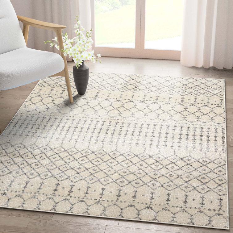  Tapis ivoire gris Mystic Colette