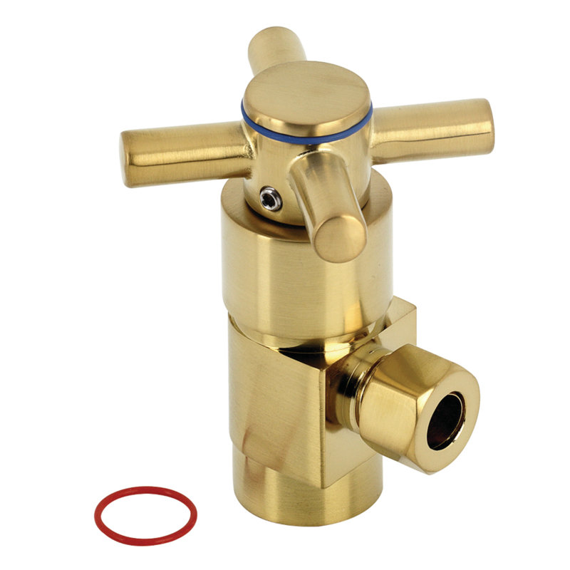 Butée d’angle anti-prise deluxe trimestrielle, Laiton brossé