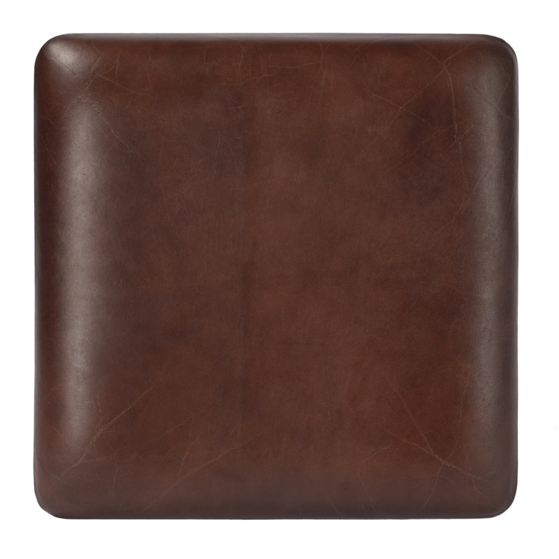 Midway Aviator Leather Ottoman