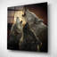 «Wolf Trinity» par Collin Bogle, art mural en verre acrylique-97904551