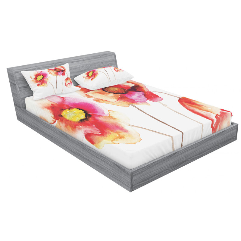 Microfiber Sheet Set, Full Sheet Set with Fitted Sheet