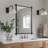  Vintage Cross Corner Rectangle Bathroom Vanity Mirror | Stainless Steel Frame-1882213033-1901276055