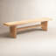 Banc en chêne patiné 74 po Rhett