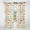 Scandinavian Midcentury Delight I - Rideau en velours Mid-Century - obscurcissant - 1 panneau