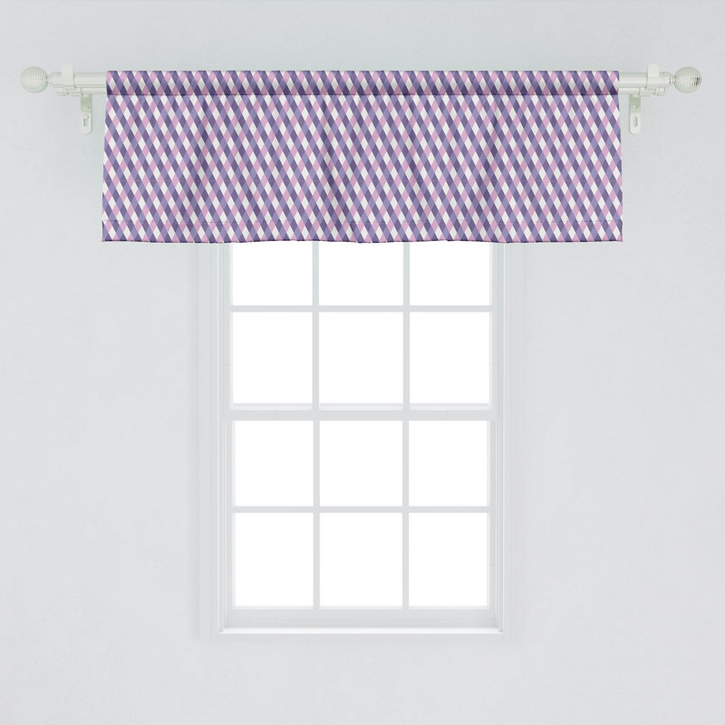 Ensemble de 2 cantonnières Ambesonne Mauve, L 54 po x L 18 po