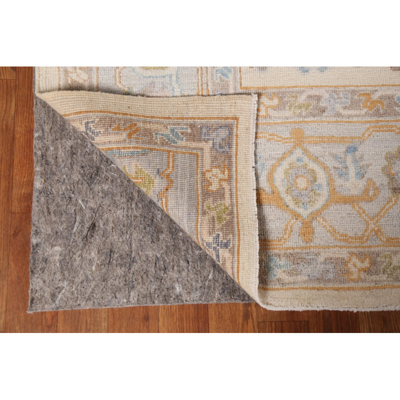 Tapis turc ivoire à teinture végétale Oushak 9