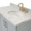 ARIEL TAYLOR 43 IN RIGHT OFFSET RECTANGLE SINK VANITY-1039231811-1039231820-1073674812