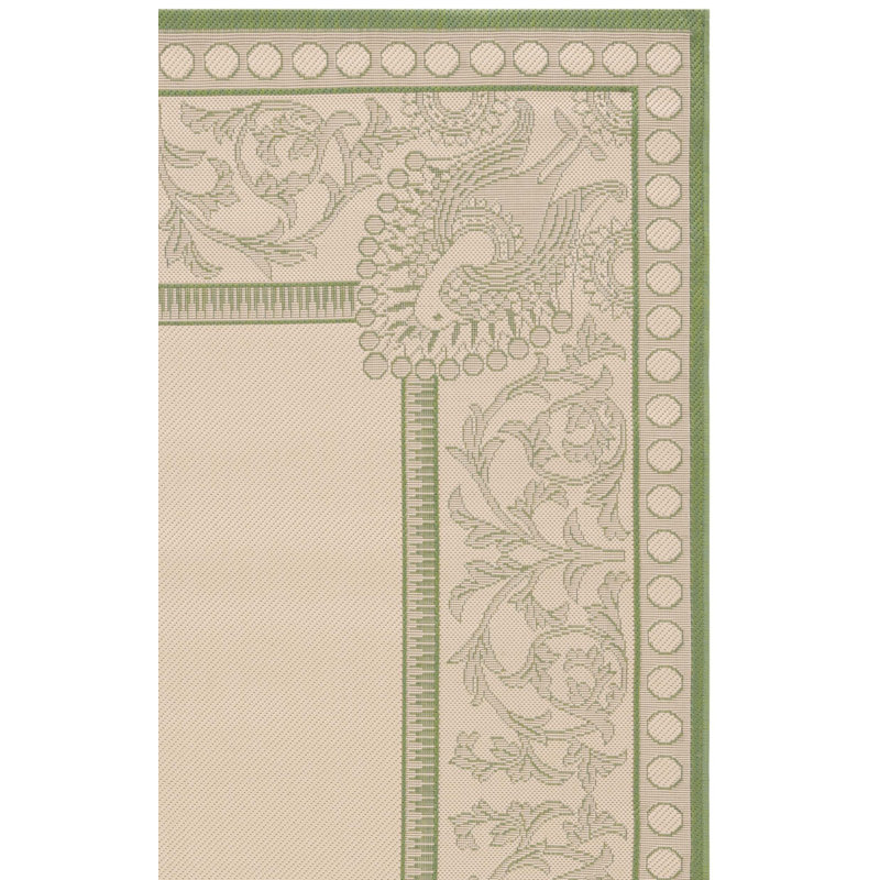 Vondrus Performance Floral Indoor/Outdoor Area Rug, Rectangle 6'7" x 9'6"