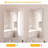 19.7'' W 29.9'' H Wall Mounted Required Frameless Medicine Cabinet Mirror 3 Fixed-639476325