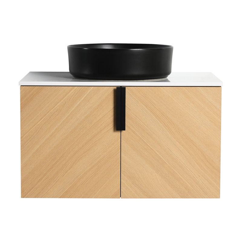 Wall Mounted With Stone Top