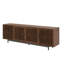 Meuble télé Mid-Century moderne, console multimédia
