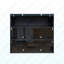 Black Glass Door Shoe Box Shoe Storage Cabinet  With RGB Led Light-1912393312