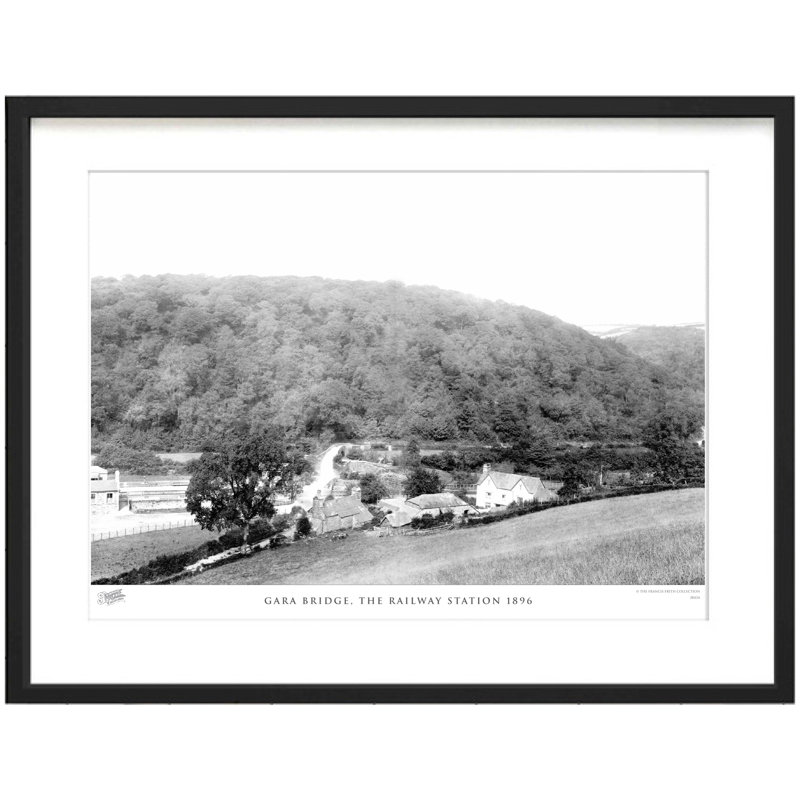 Gara Bridge, The Railway Station 1896 - Single Picture Frame Print, 45cm H x 60cm W x 2.3cm D