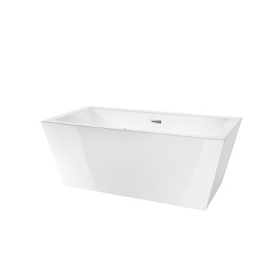 67" x 32" Freestanding Air Acrylic Bathtub